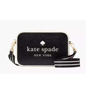 New Kate Spade Oh Snap Colorblock Mini Camera Bag Black Multi